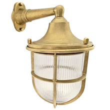 Paris LED Brass Bulkhead Wall Outdoor Waterproof lamp Light Nautical Marine Boat Wall lamp Industrial Vintage Light E27(Brass) - BrooTzo