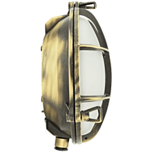 Rota Large Brass bulkhead Round outdoor light marine wall lamp - BrooTzo
